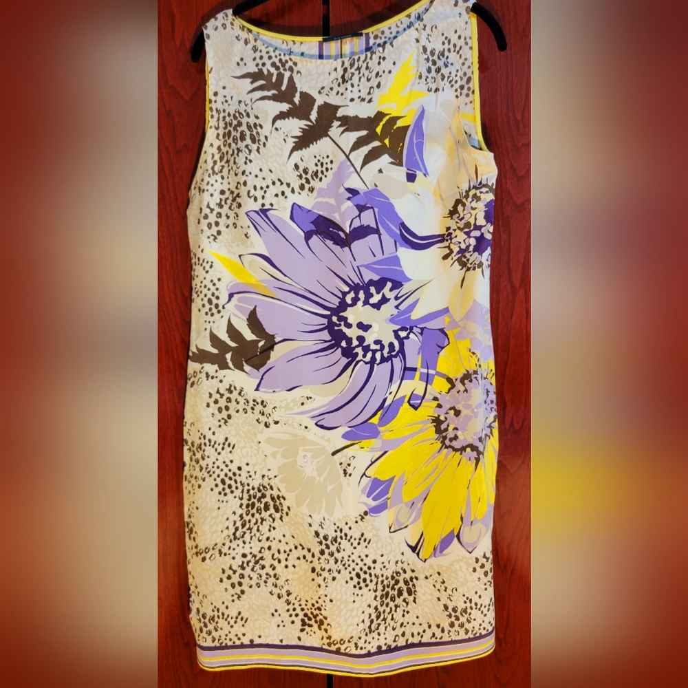 Elie Tahari Silk Floral Dress